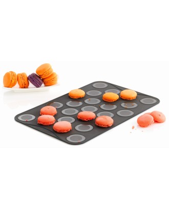 Set de 2 tavi pentru mini macarons, silicon - MASTRAD